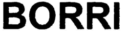 BORRI trademark