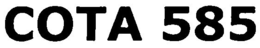 COTA 585 trademark