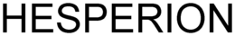 HESPERION trademark