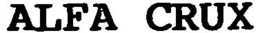 ALFA CRUX trademark