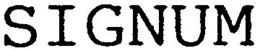 SIGNUM trademark