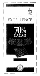 EXCELLENCE 70% CACAO trademark