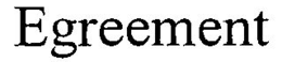 EGREEMENT trademark