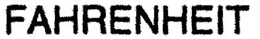 FAHRENHEIT trademark