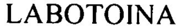LABOTOINA trademark