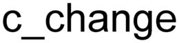 C_CHANGE trademark
