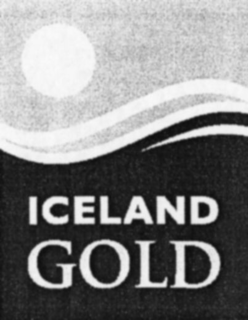 ICELAND GOLD trademark