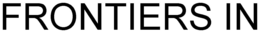 FRONTIERS IN trademark