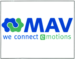 MAV WE CONNECT EMOTIONS trademark