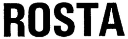 ROSTA trademark