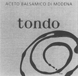 TONDO ACETO BALSAMICO DI MODENA trademark