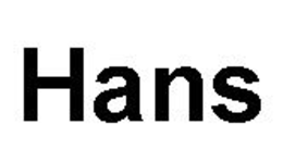 HANS trademark