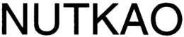 NUTKAO trademark