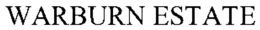 WARBURN ESTATE trademark