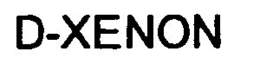D-XENON trademark