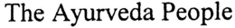 THE AYURVEDA PEOPLE trademark
