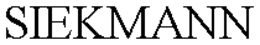 SIEKMANN trademark