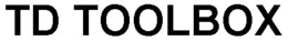 TD TOOLBOX trademark