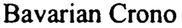 BAVARIAN CRONO trademark