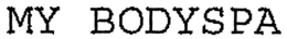 MY BODYSPA trademark