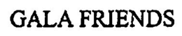 GALA FRIENDS trademark
