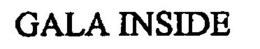 GALA INSIDE trademark