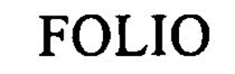 FOLIO trademark