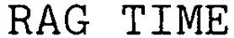 RAG TIME trademark