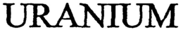 URANIUM trademark