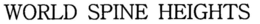 WORLD SPINE HEIGHTS trademark