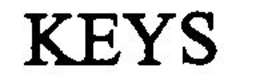 KEYS trademark
