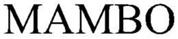 MAMBO trademark