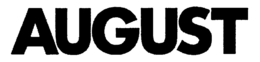 AUGUST trademark