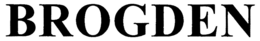 BROGDEN trademark