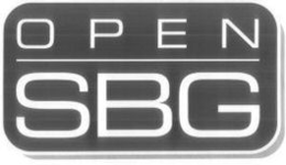 OPEN SBG trademark