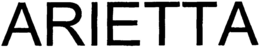 ARIETTA trademark