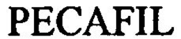 PECAFIL trademark