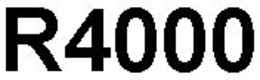 R4000 trademark