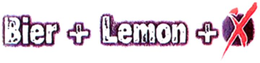 BIER + LEMON + X trademark