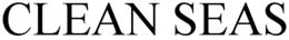 CLEAN SEAS trademark