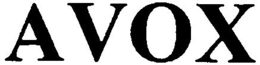 AVOX trademark