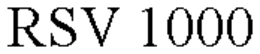 RSV 1000 trademark