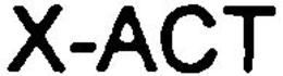 X-ACT trademark