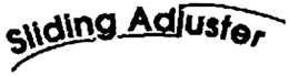 SLIDING ADJUSTER trademark