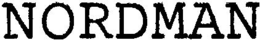 NORDMAN trademark