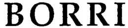 BORRI trademark