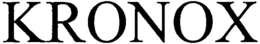 KRONOX trademark