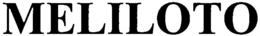 MELILOTO trademark