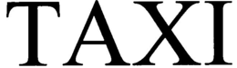 TAXI trademark