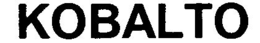 KOBALTO trademark